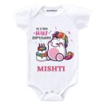 Half Birthday-cake Baby wear