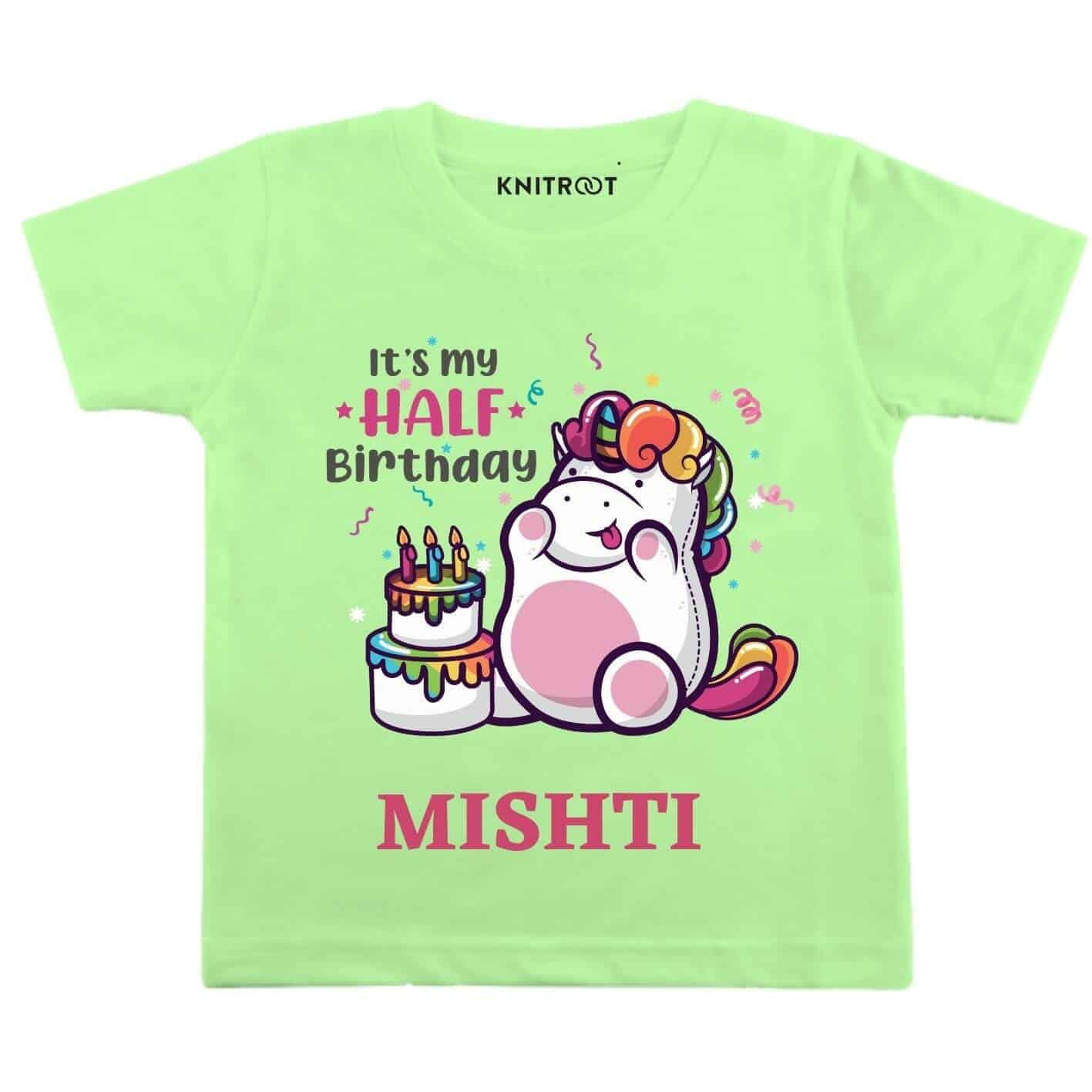 Half Birthday-cake Baby wear