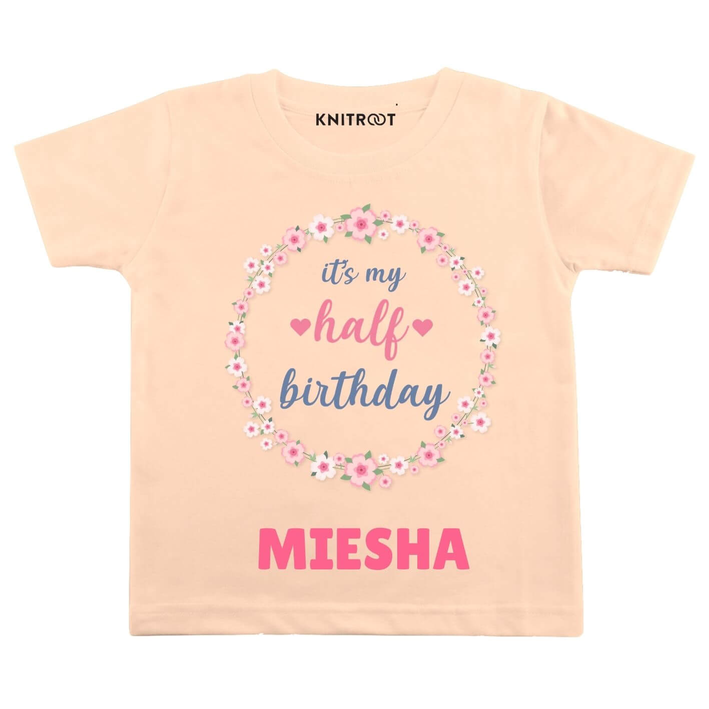 Half Birthday-floral Outfit