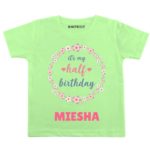 Half Birthday-floral Outfit