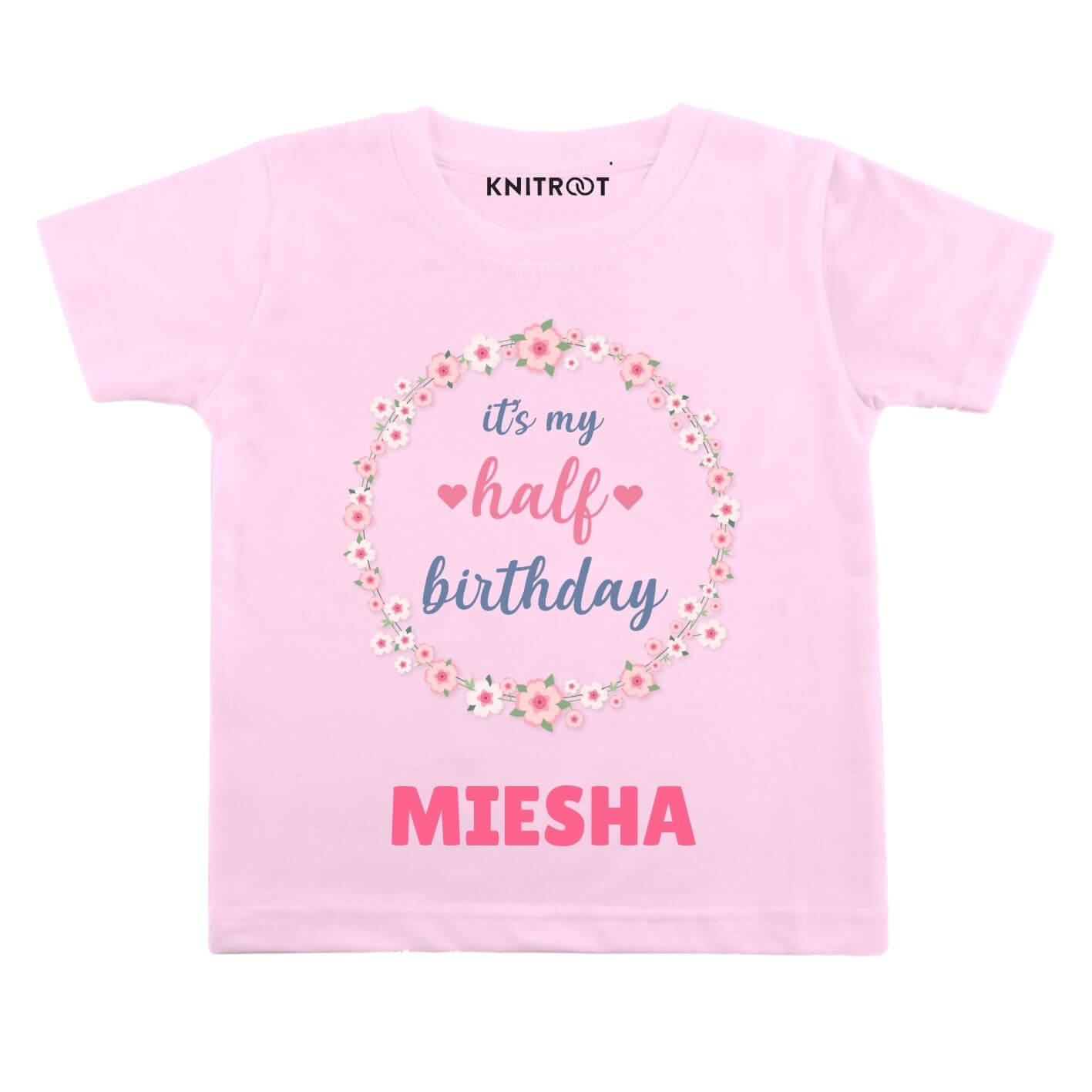 Half Birthday-floral Outfit