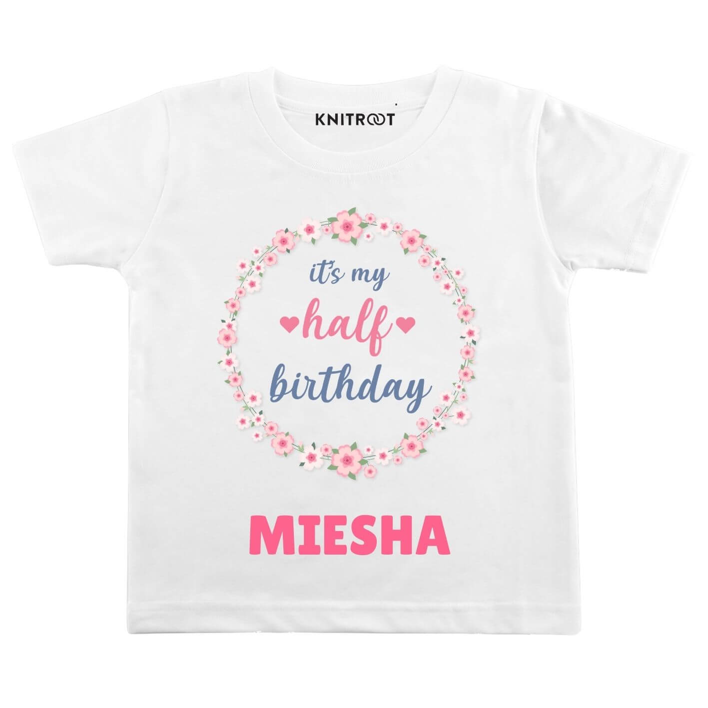 Half Birthday-floral Outfit