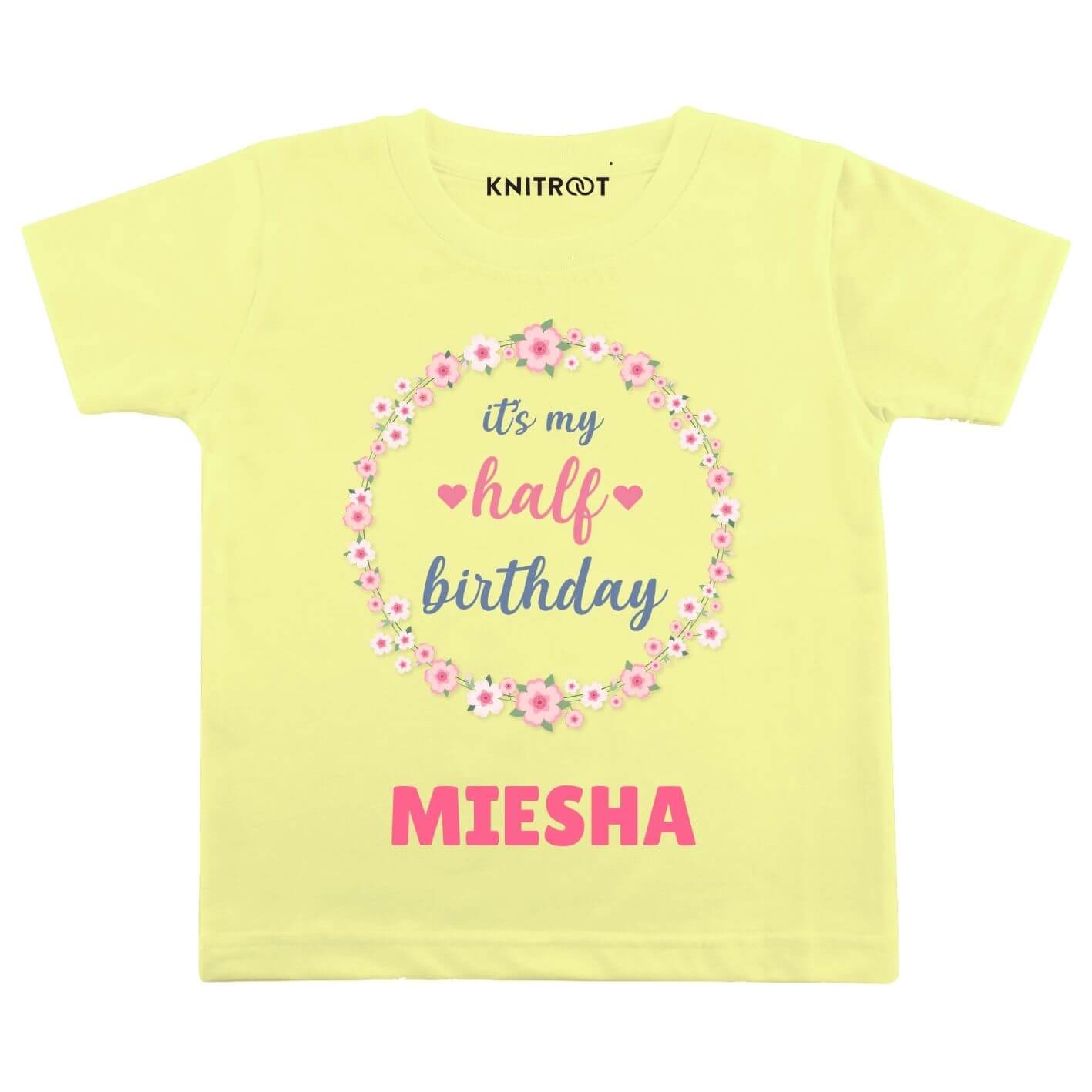 Half Birthday-floral Outfit