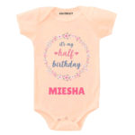 Half Birthday-floral Outfit