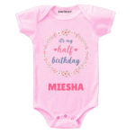 Half Birthday-floral Outfit