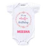 Half Birthday-floral Outfit