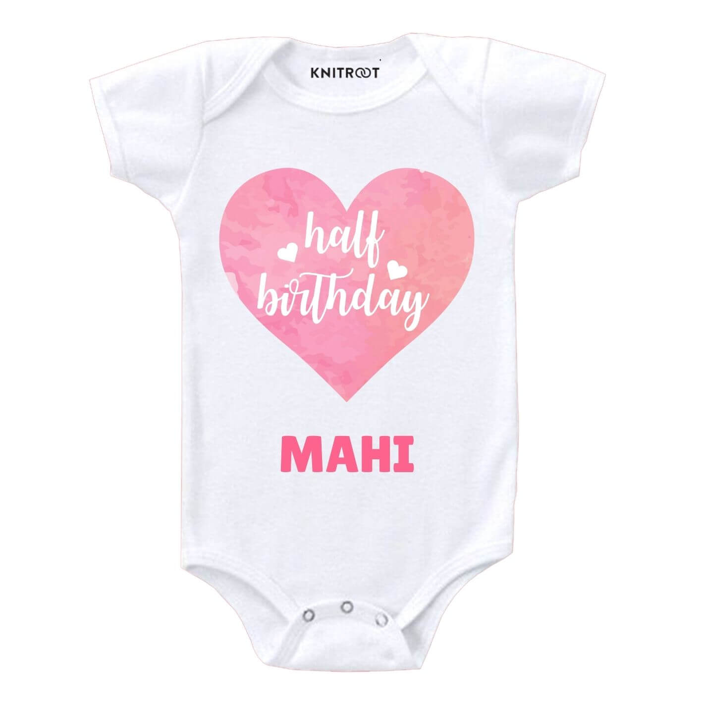 Half Birthday-heart Outfit