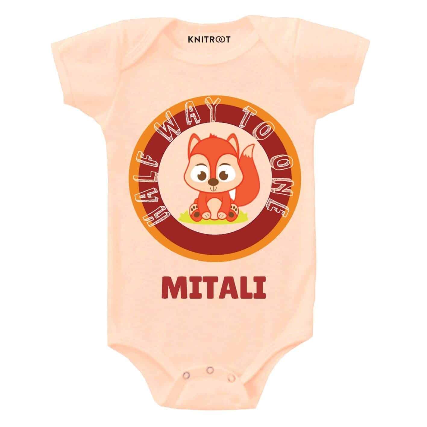 Half way to one Baby Clothes