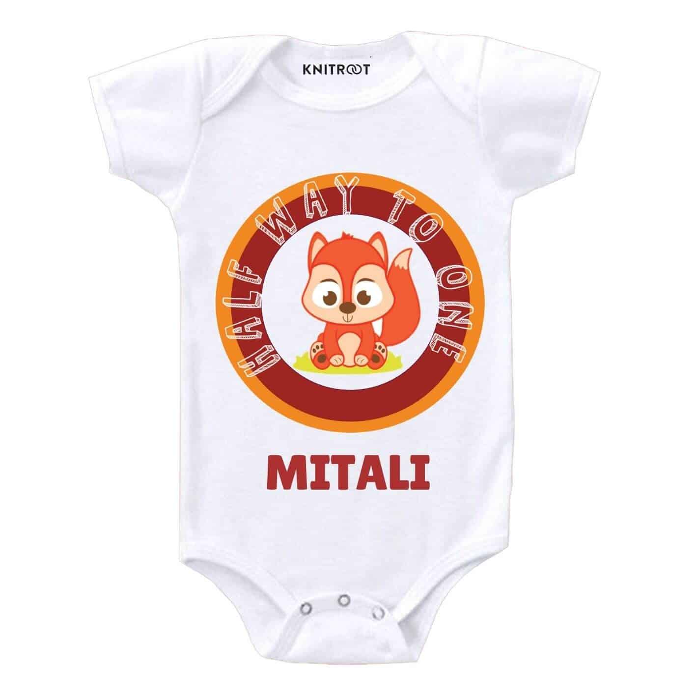 Half way to one Baby Clothes