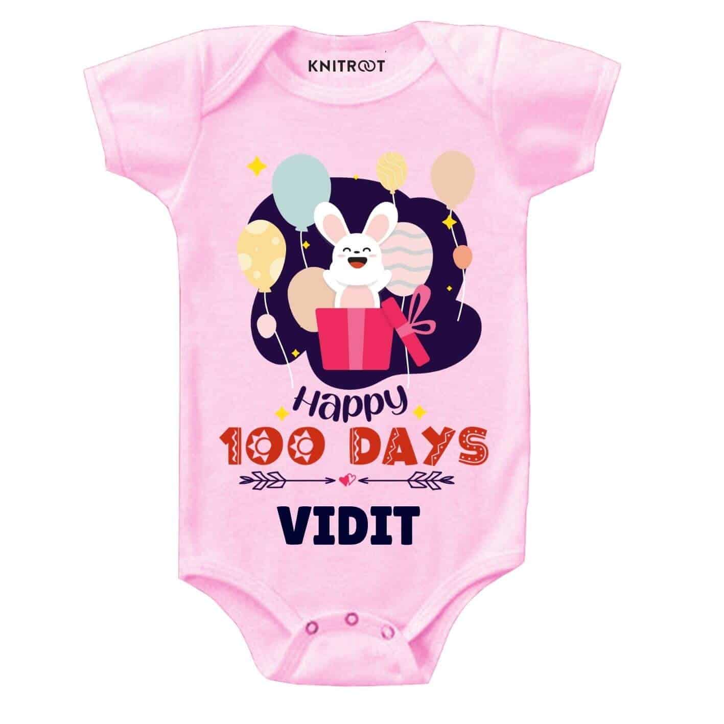 Happy 100 Days customize Clothes