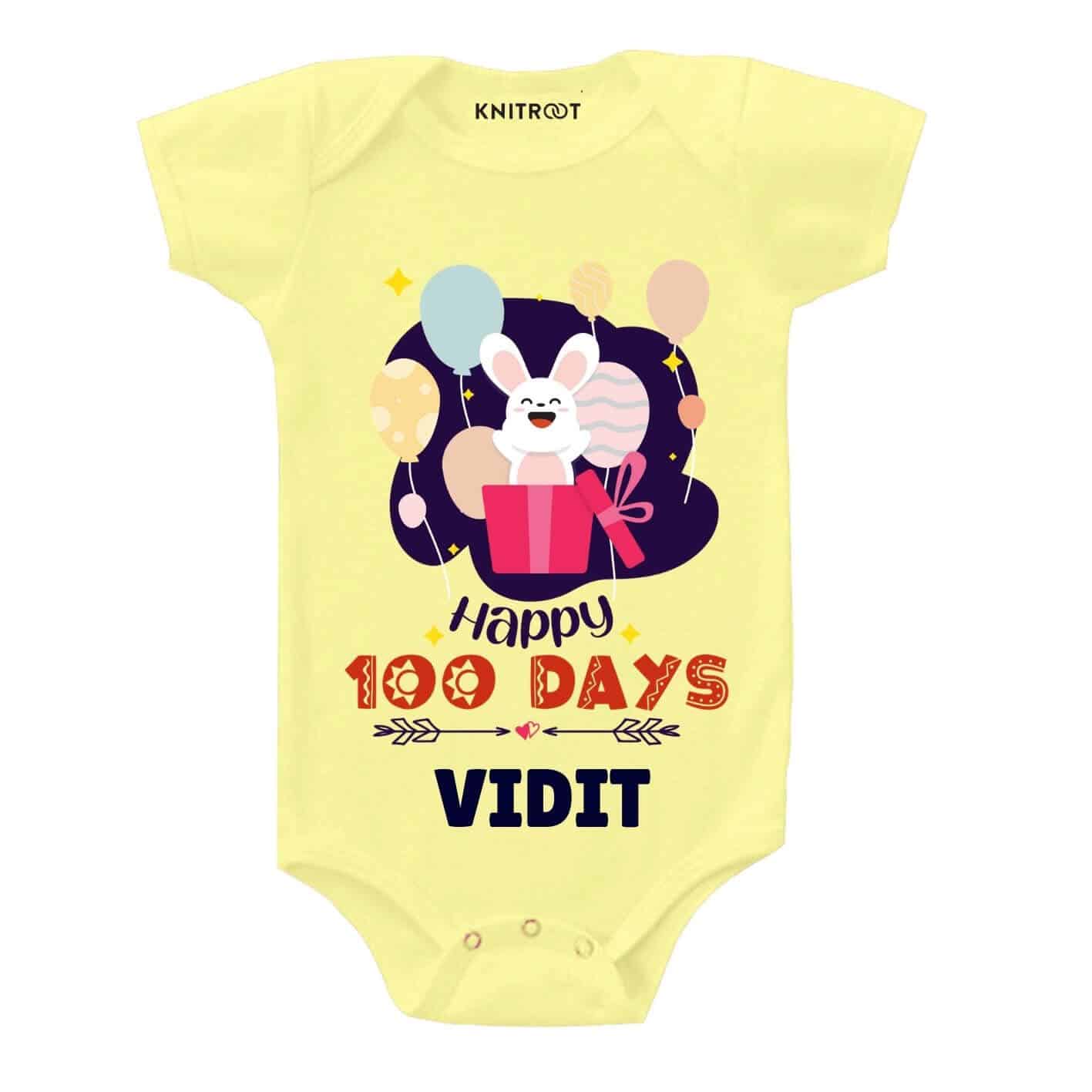 Happy 100 Days customize Clothes
