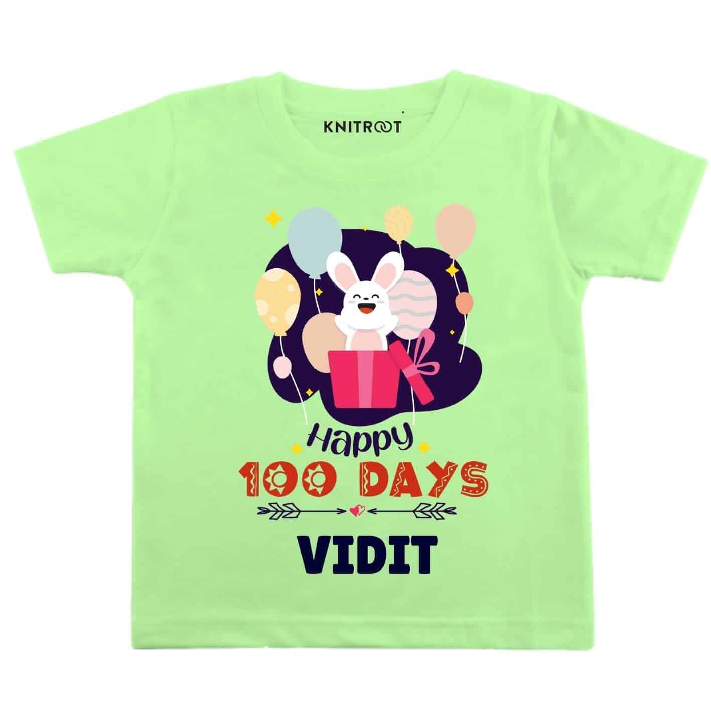 Happy 100 Days customize Clothes