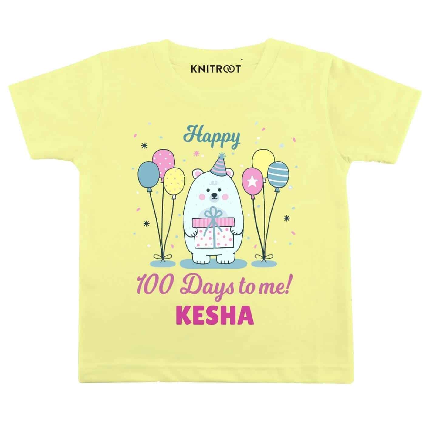 Happy 100 days to me Baby Outfit