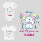 Happy 100 days to me Baby Outfit