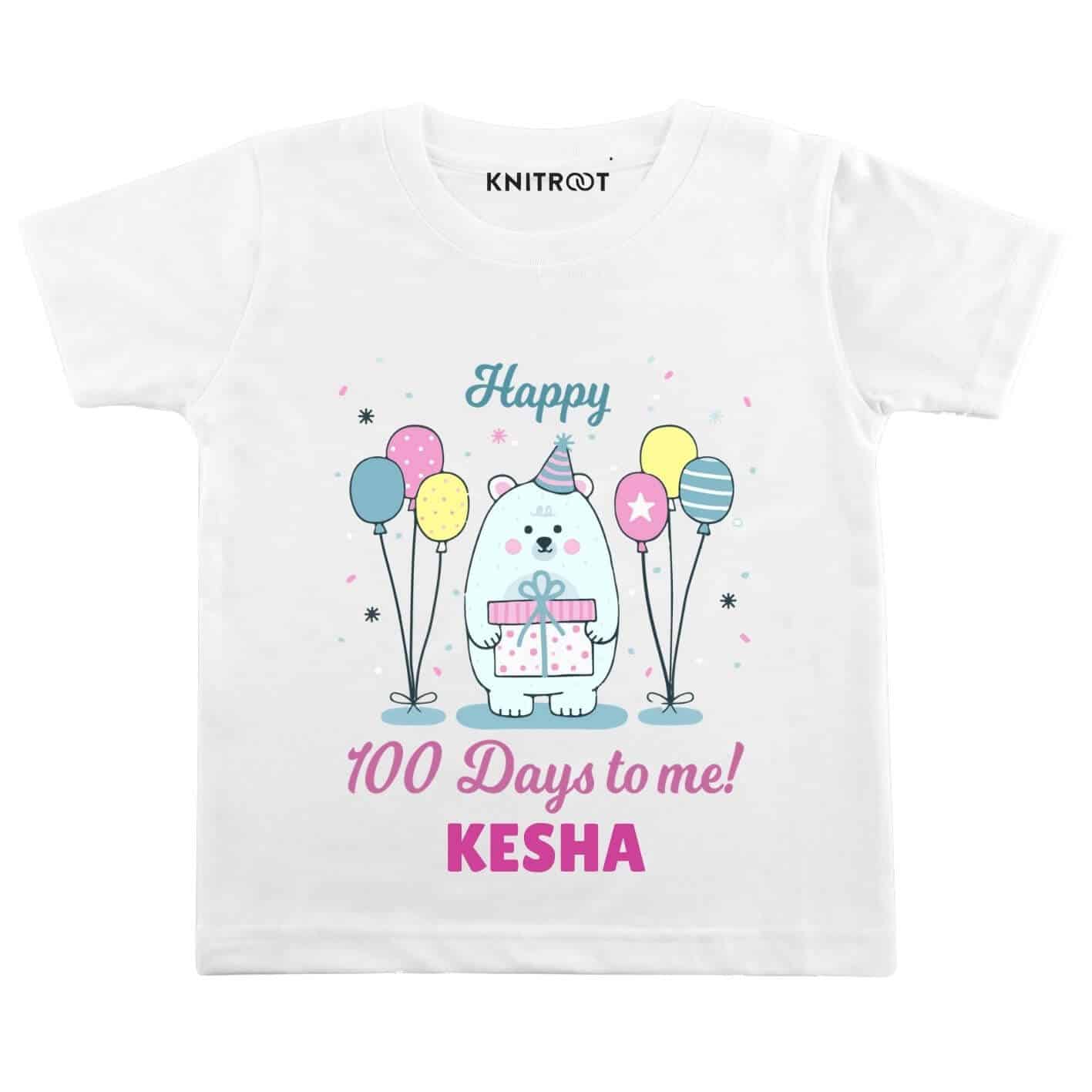 Happy 100 days to me Baby Outfit