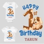 baby boy first birthday onesie