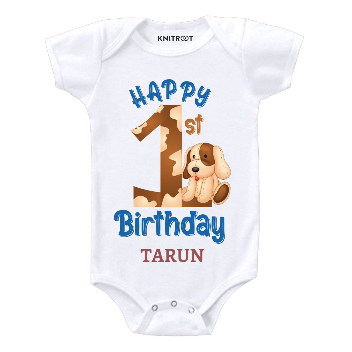 Happy 1st birthday-pup Baby Wear