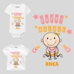 Happy Baldie Personalize baby wear