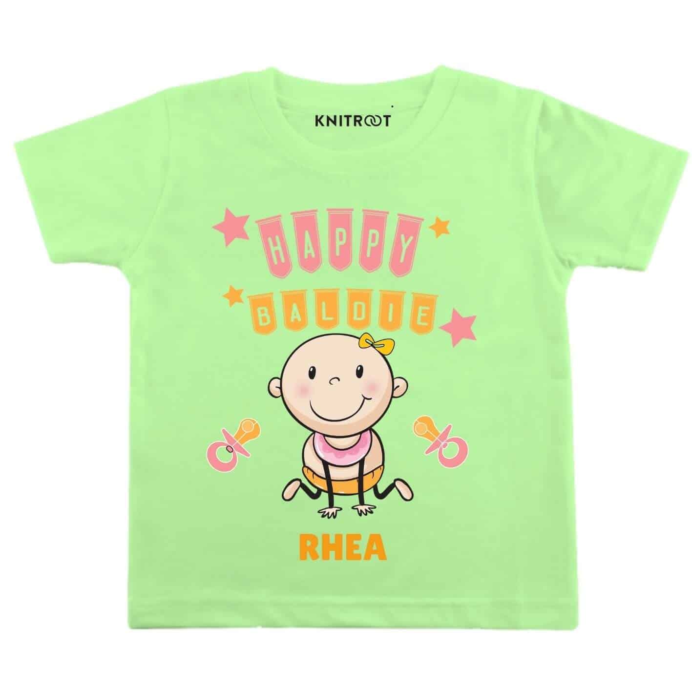 Happy Baldie Personalize baby wear