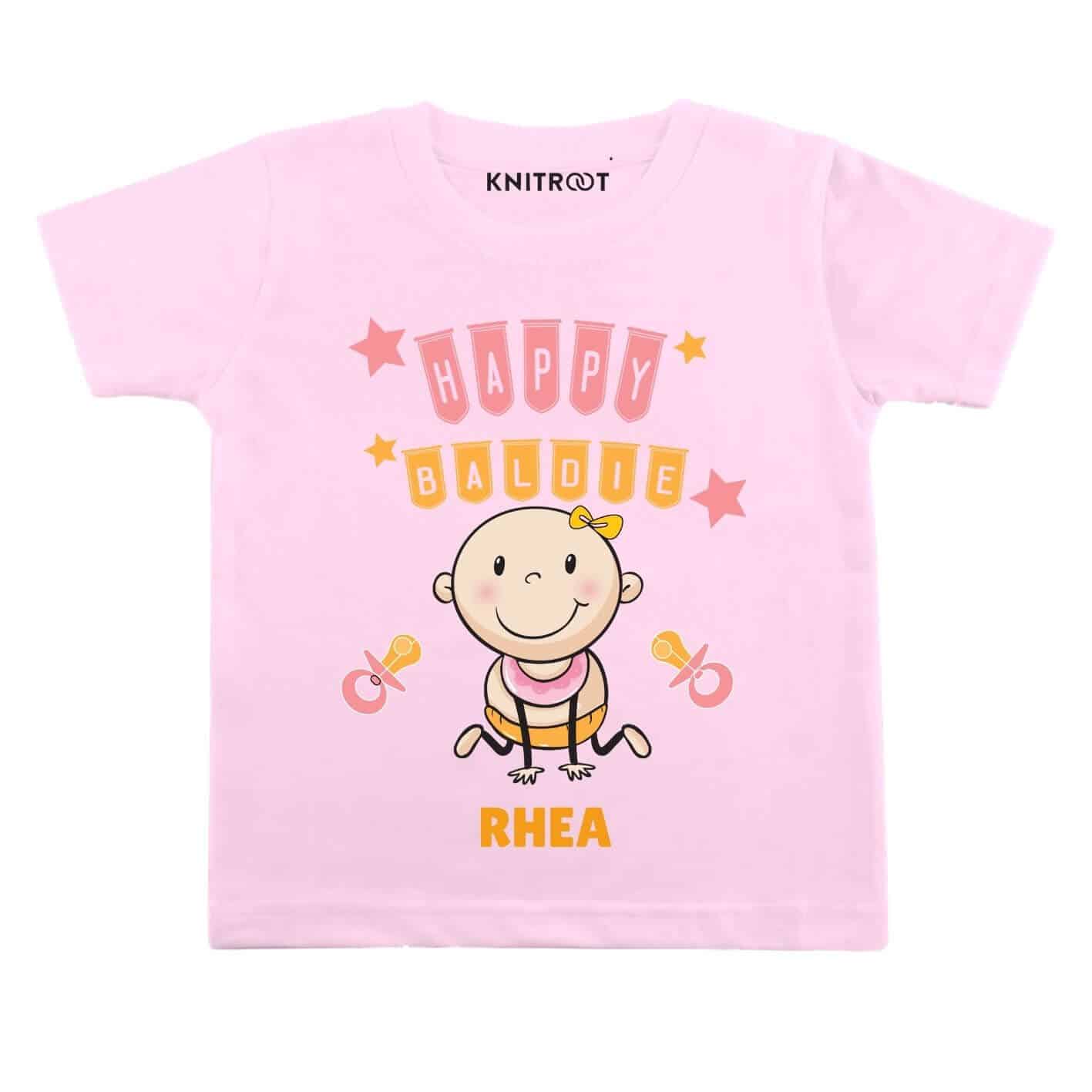 Happy Baldie Personalize baby wear