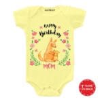 Happy Birthday Mom Baby Clothes