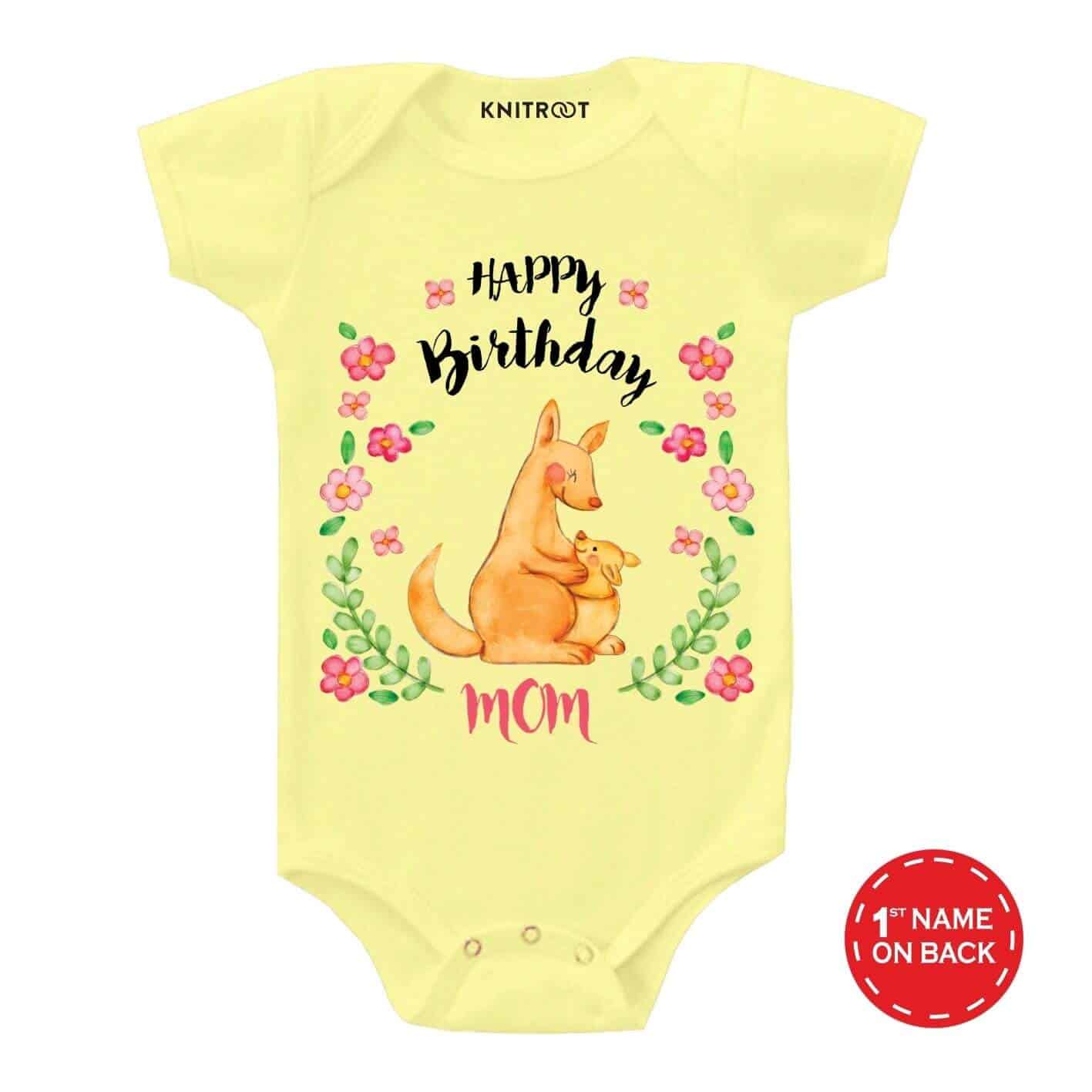 Happy Birthday Mom Baby Clothes