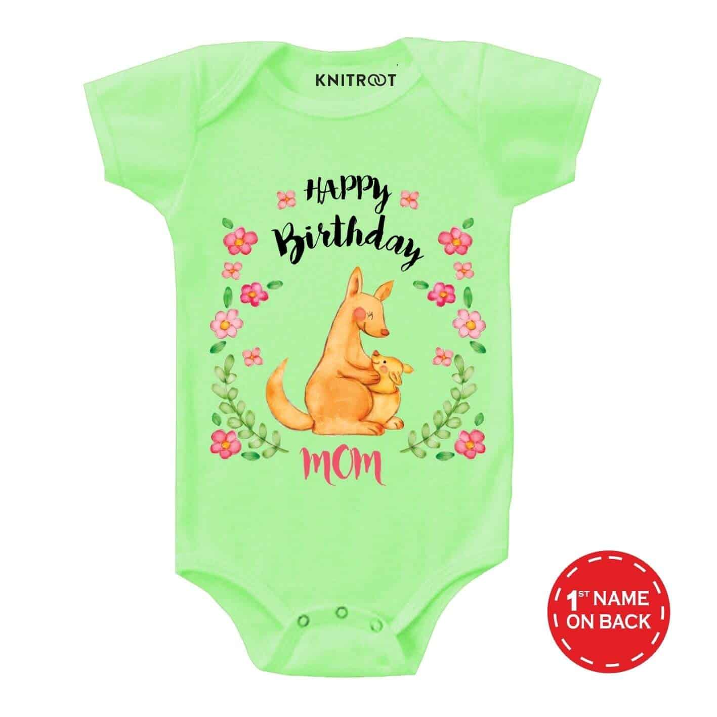 Happy Birthday Mom Baby Clothes