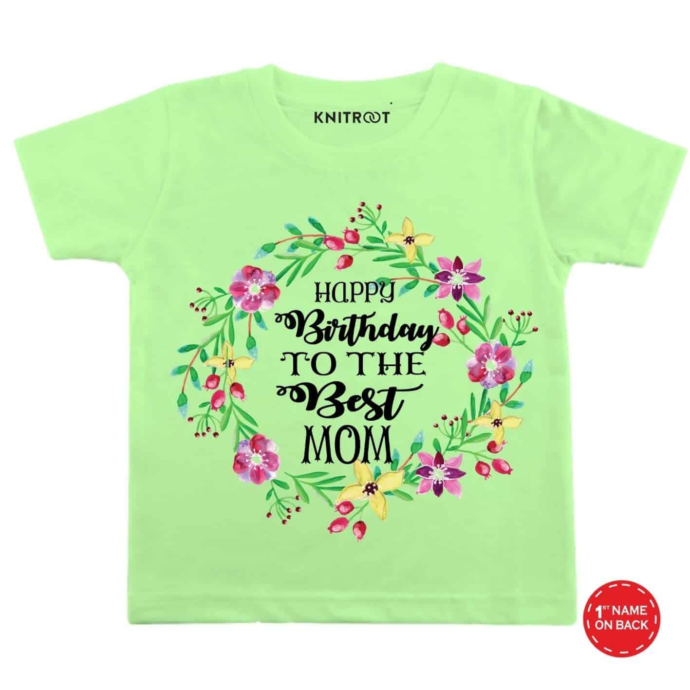 Happy Birthday best Mom-floral