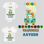 Happy Daddy's Birthday Baby Outfit
