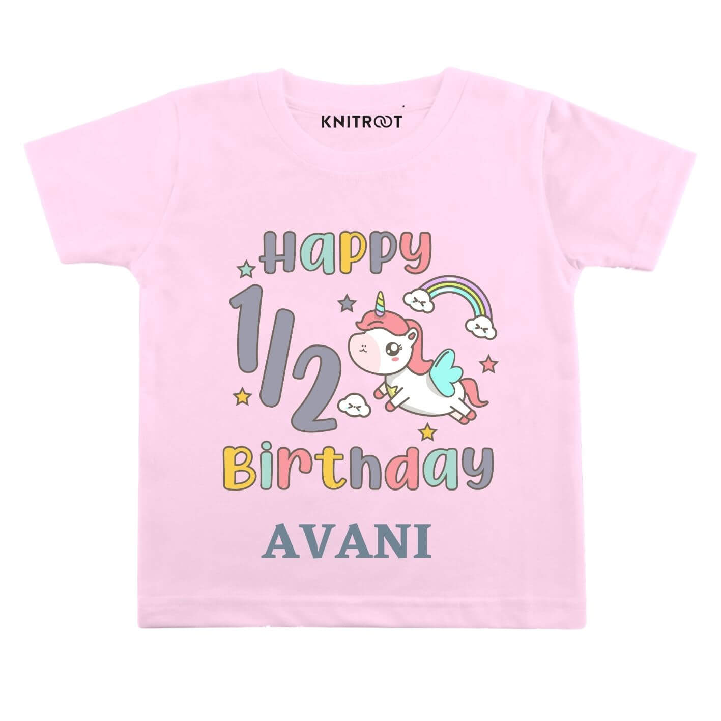 Happy Half Birthday-unicorn