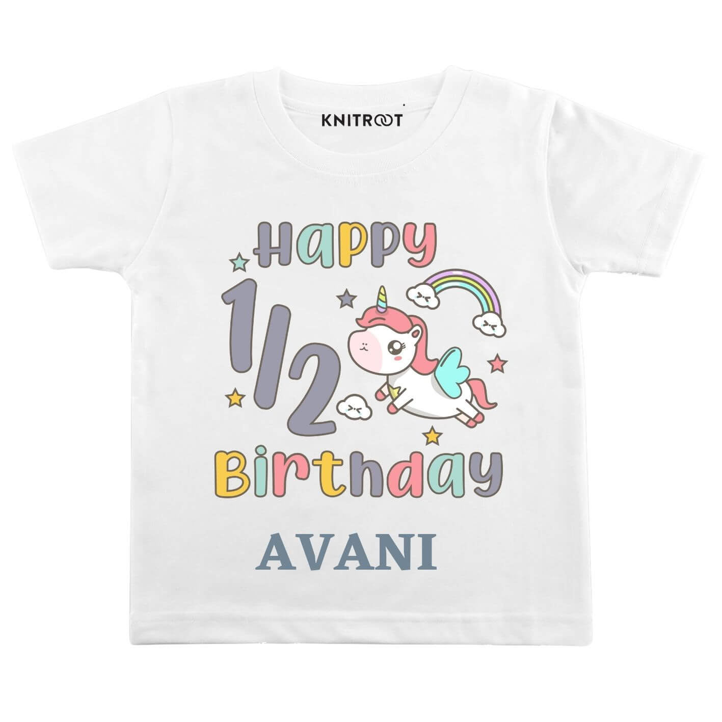 Happy Half Birthday-unicorn