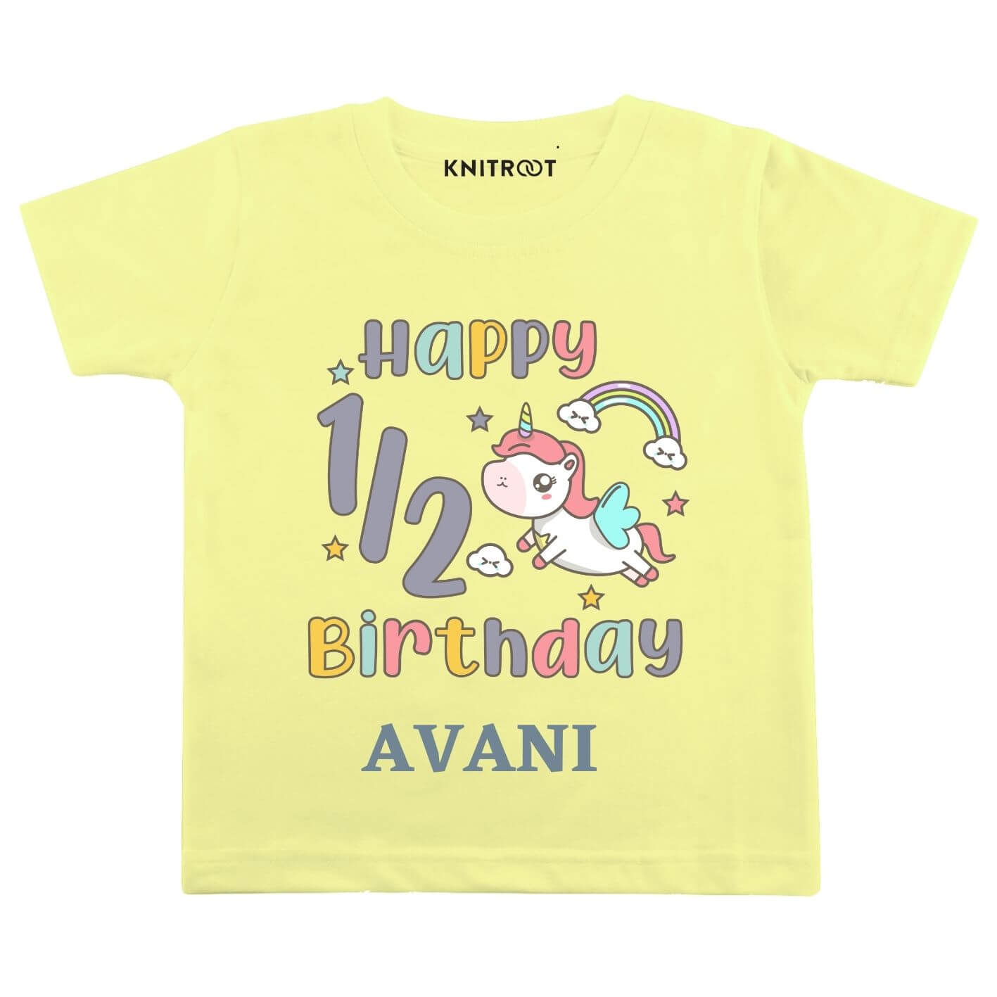 Happy Half Birthday-unicorn