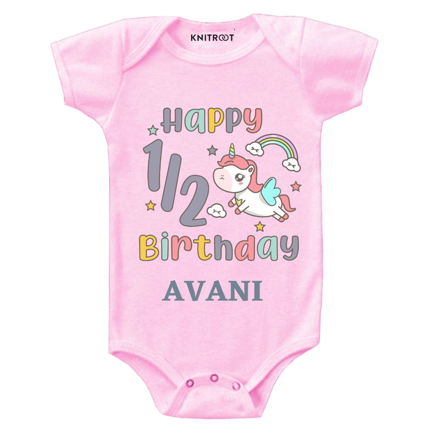 Happy Half Birthday-unicorn