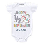 Happy Half Birthday-unicorn