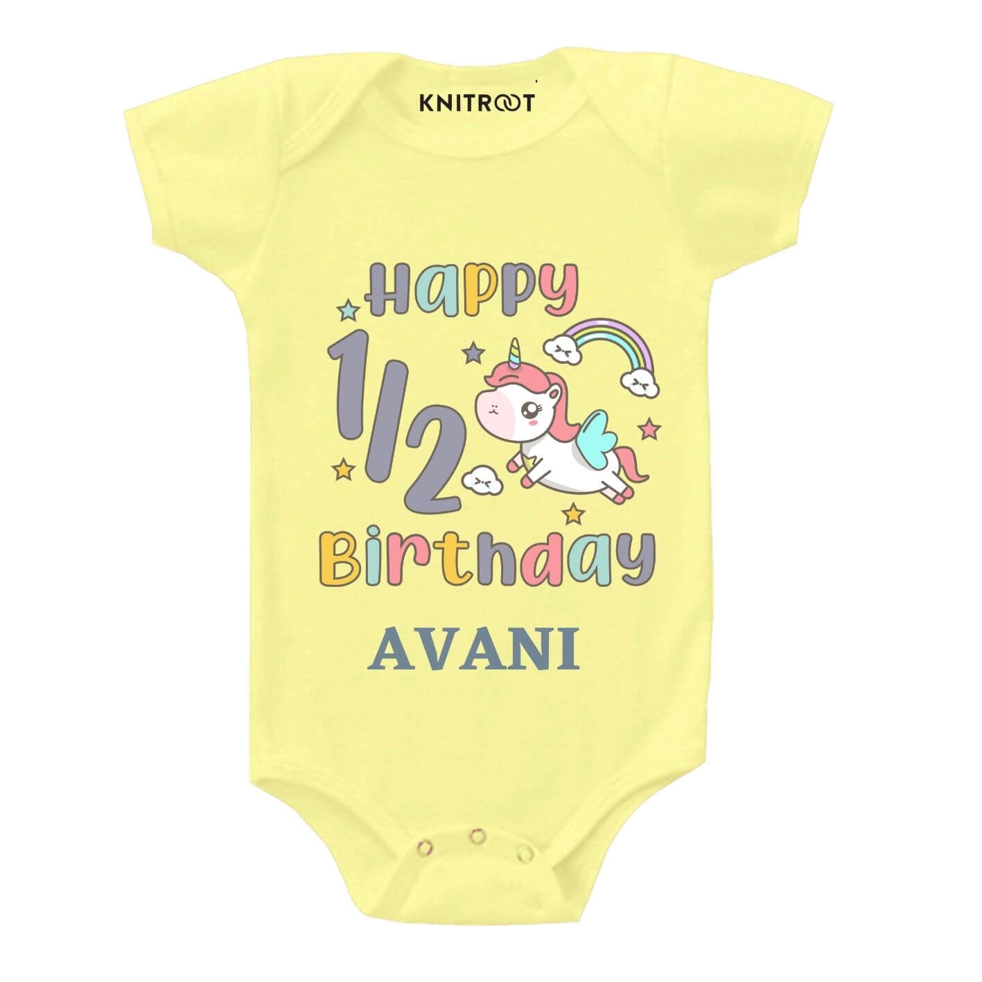 Happy Half Birthday-unicorn