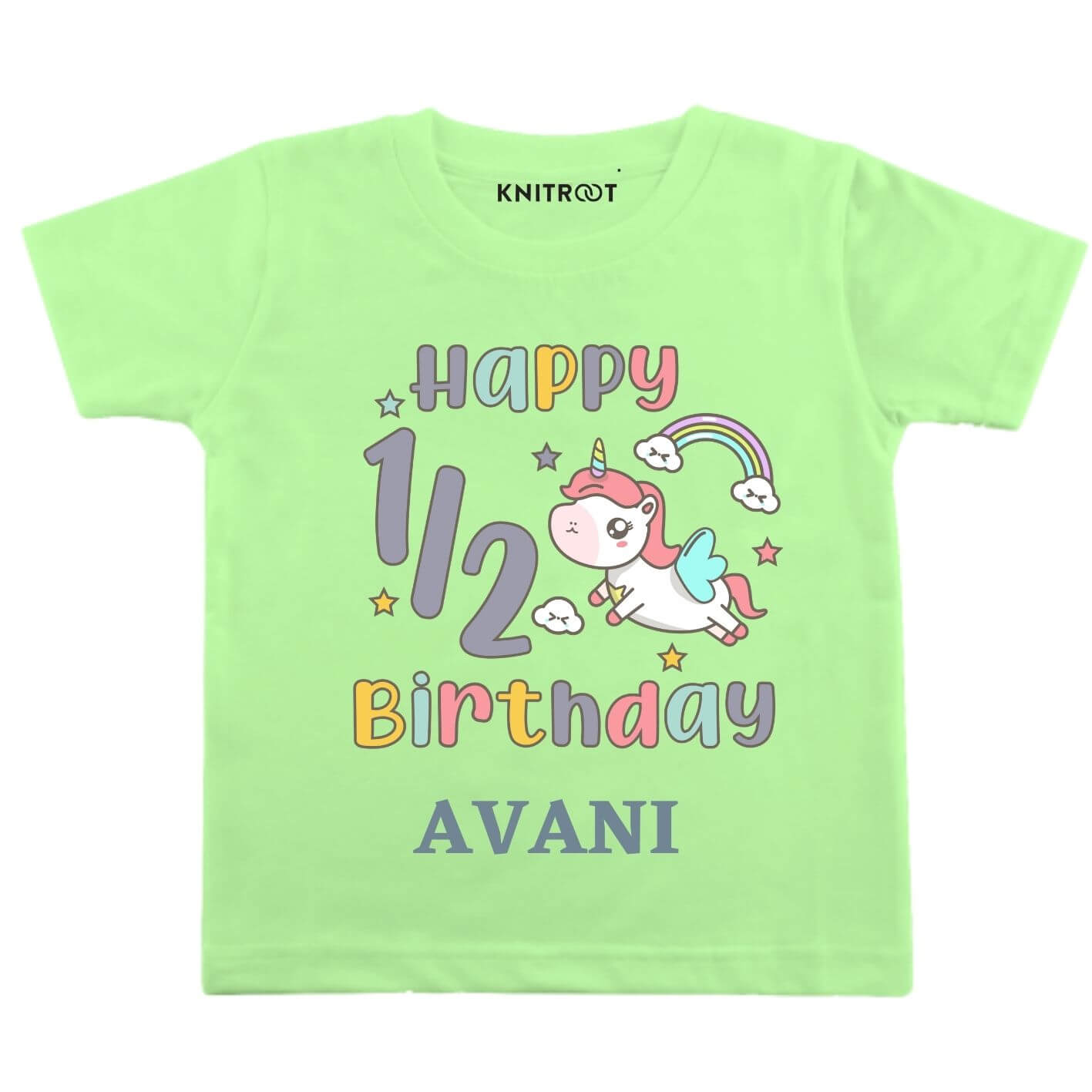 Happy Half Birthday-unicorn