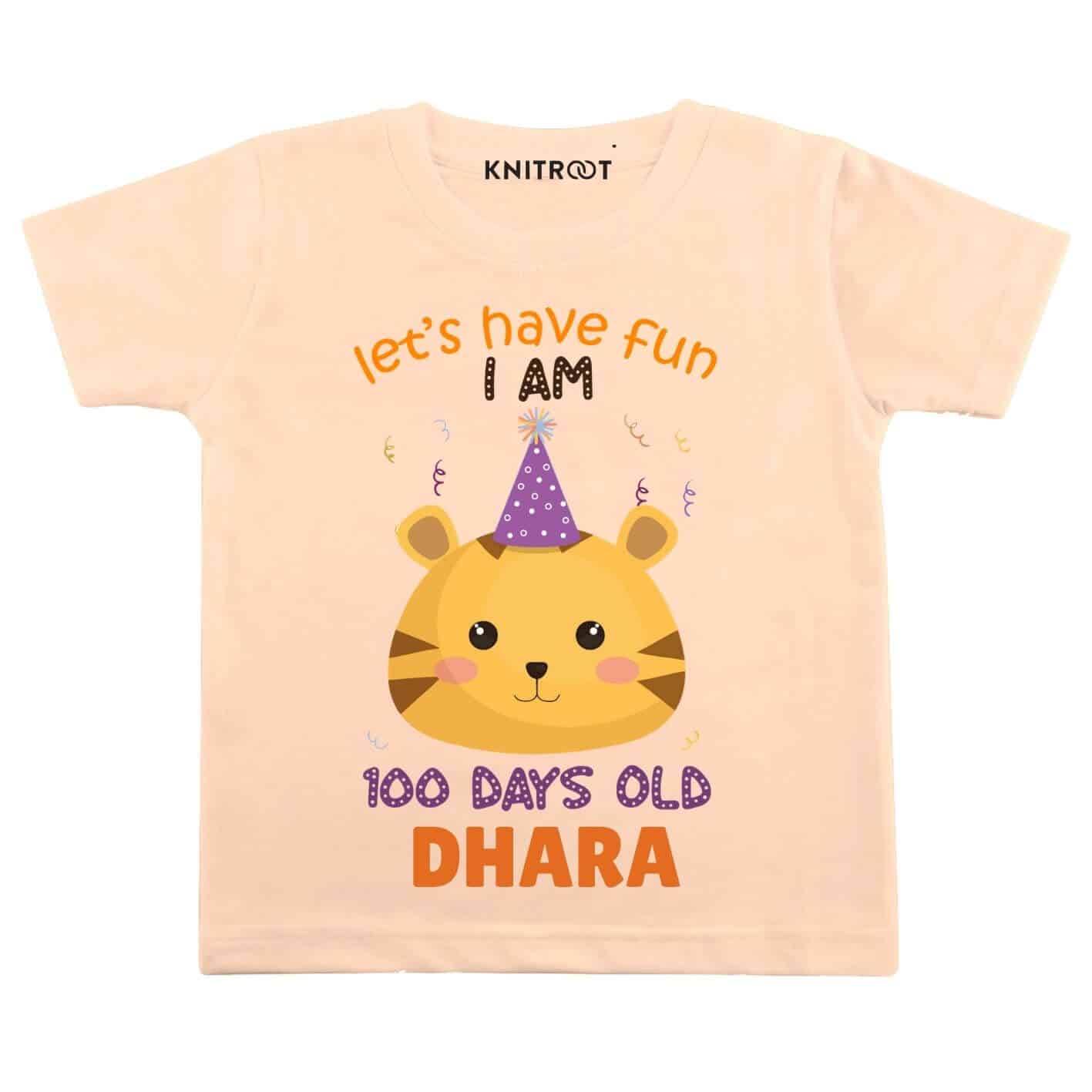 Have Fun 100 days old Baby Wear