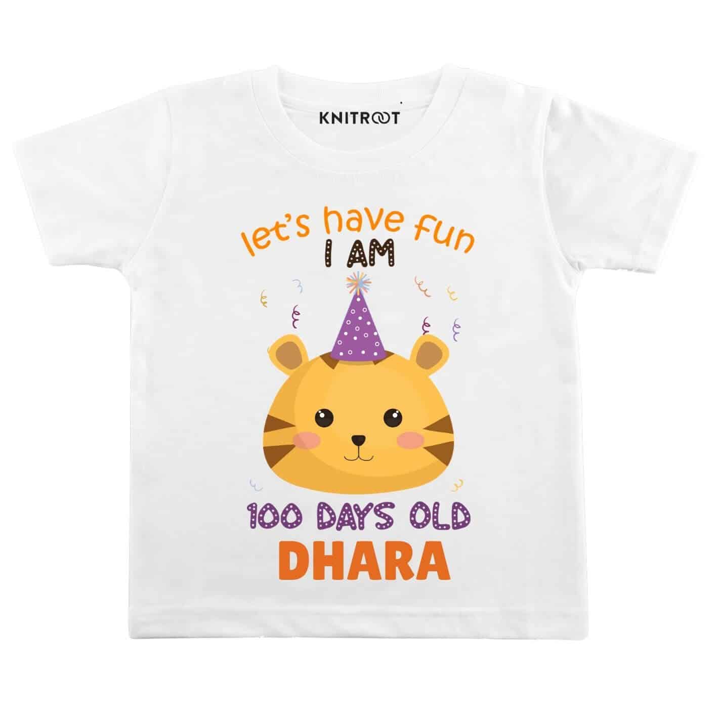 Have Fun 100 days old Baby Wear