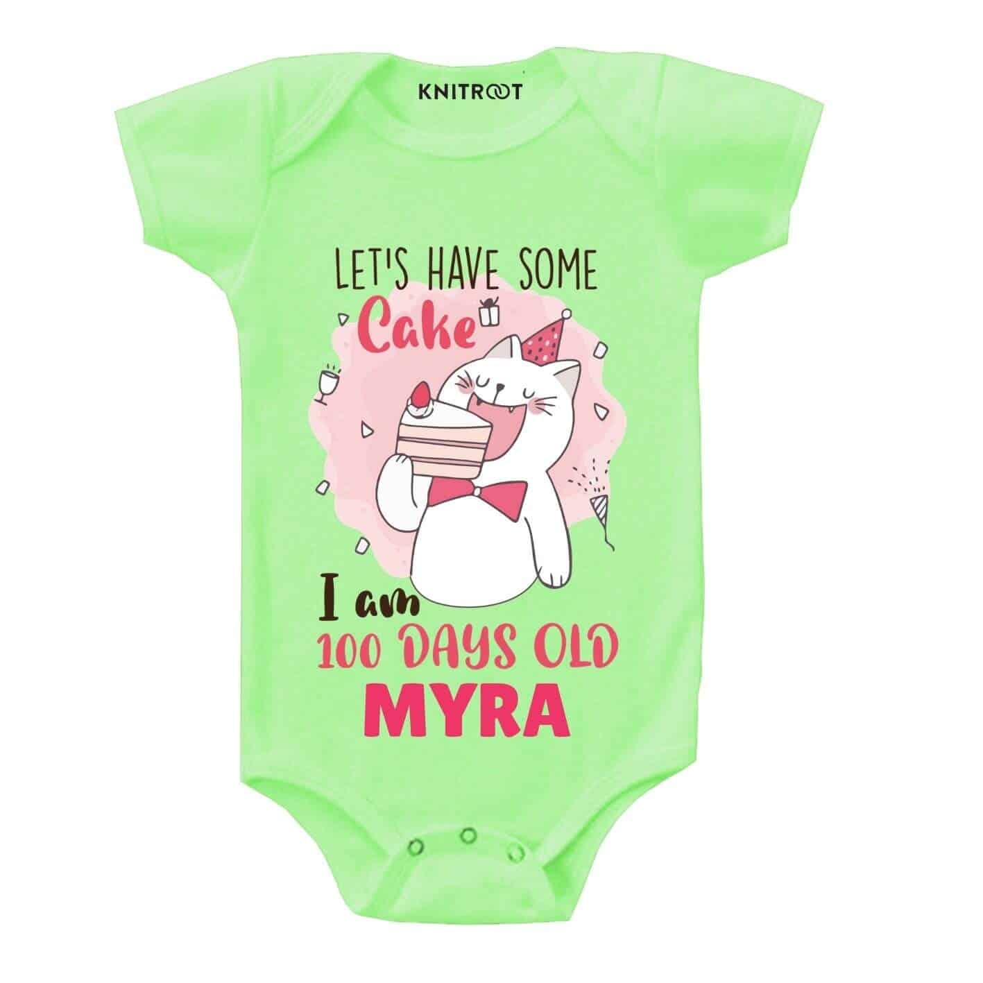 Have cake 100 days old Kids Clothes
