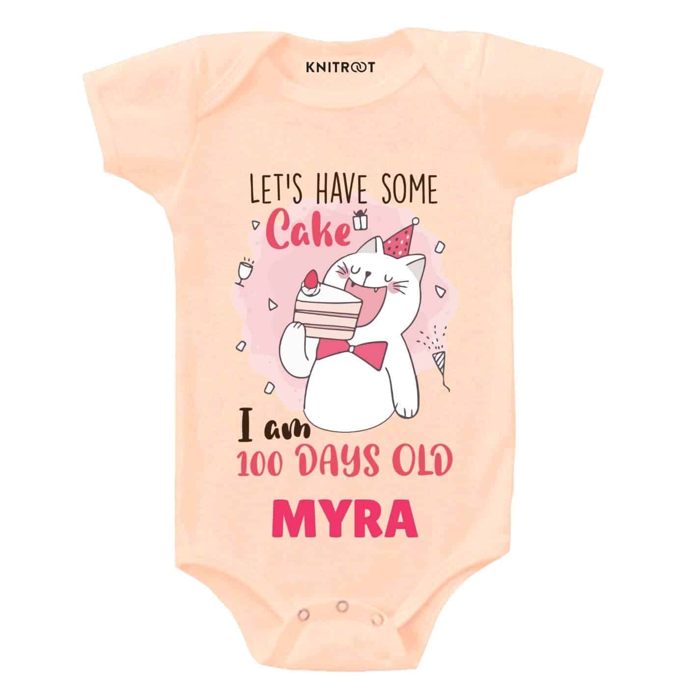 Have cake 100 days old Kids Clothes