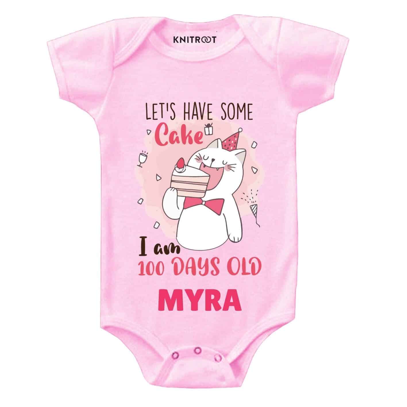 Have cake 100 days old Kids Clothes