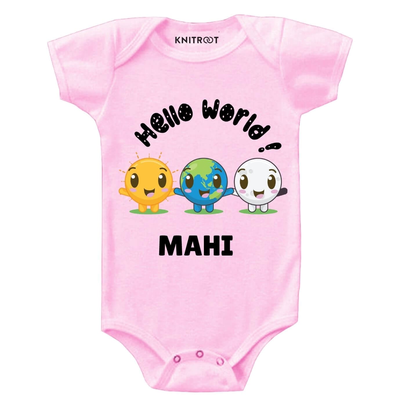 Hello World Newborn clothes