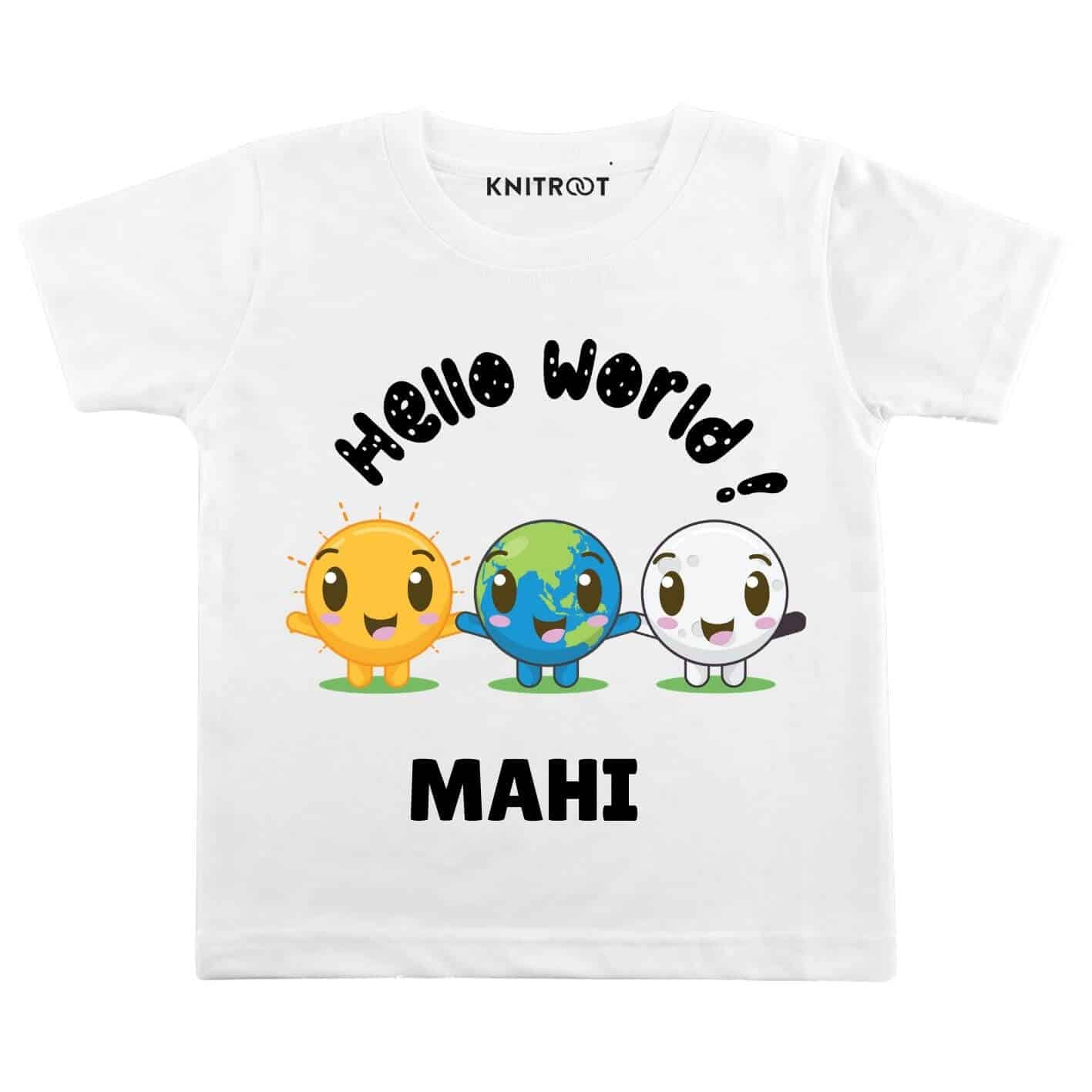 Hello World Newborn clothes