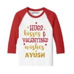 Hugs Kisses and Valentines Wishes-golden