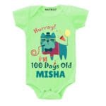 Hurray i’m 100 days old Baby wear