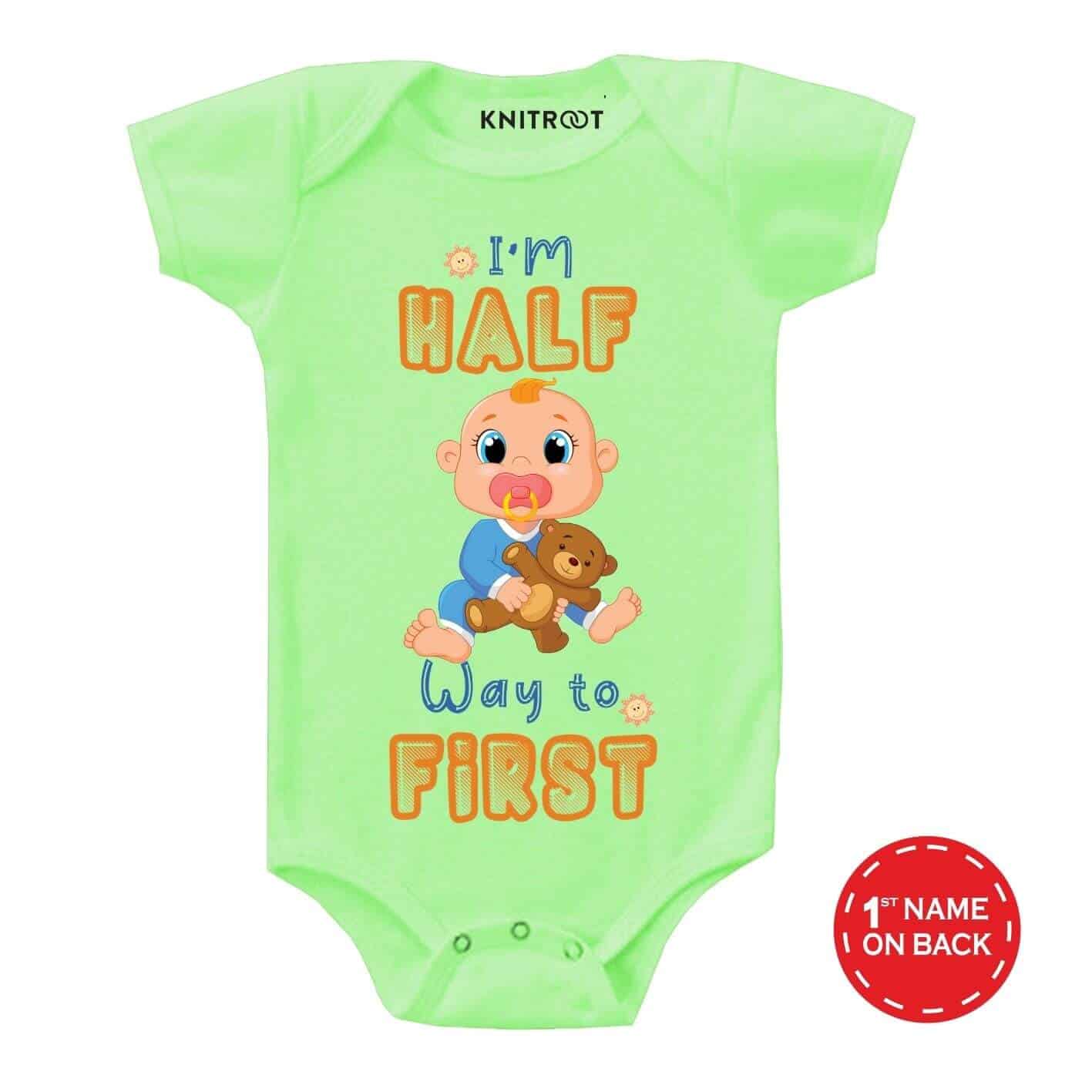 I'm Half way Baby Outfit