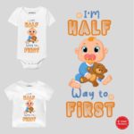 half birthday outfit for babies