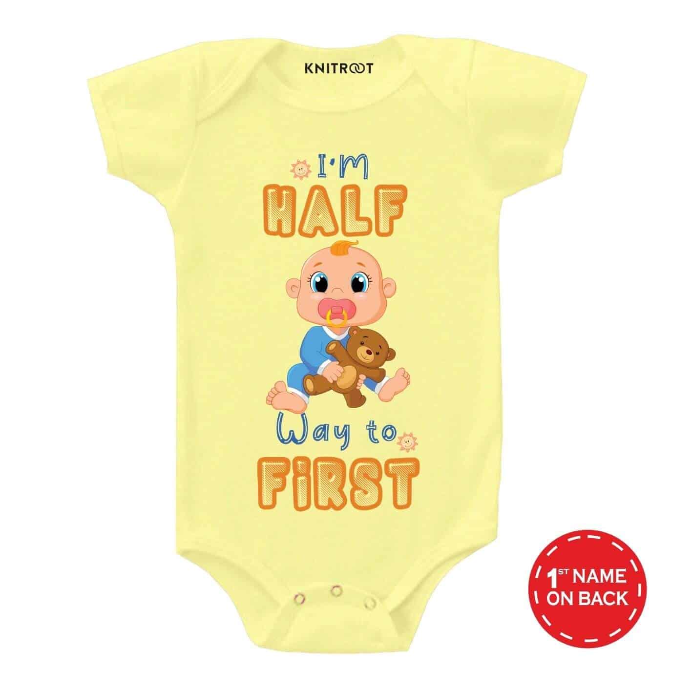 I'm Half way Baby Outfit