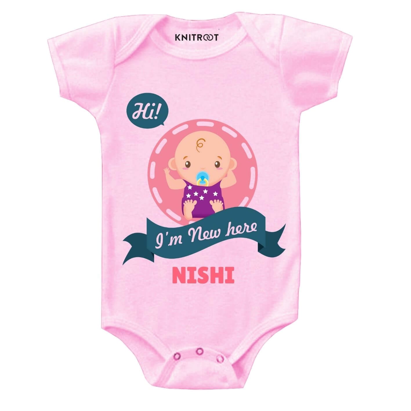 I'm new here Newborn Outfit