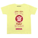 its my half birthday dress